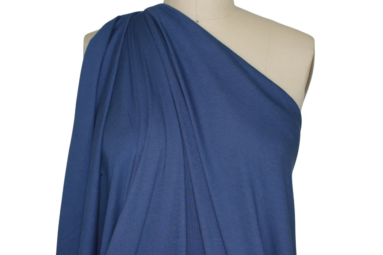 2 yards of Classic Wide Rayon Jersey - Blue Ribbon