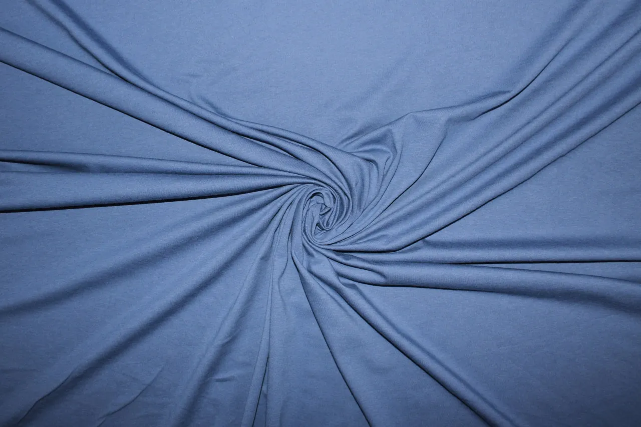 2 yards of Classic Wide Rayon Jersey - Blue Ribbon