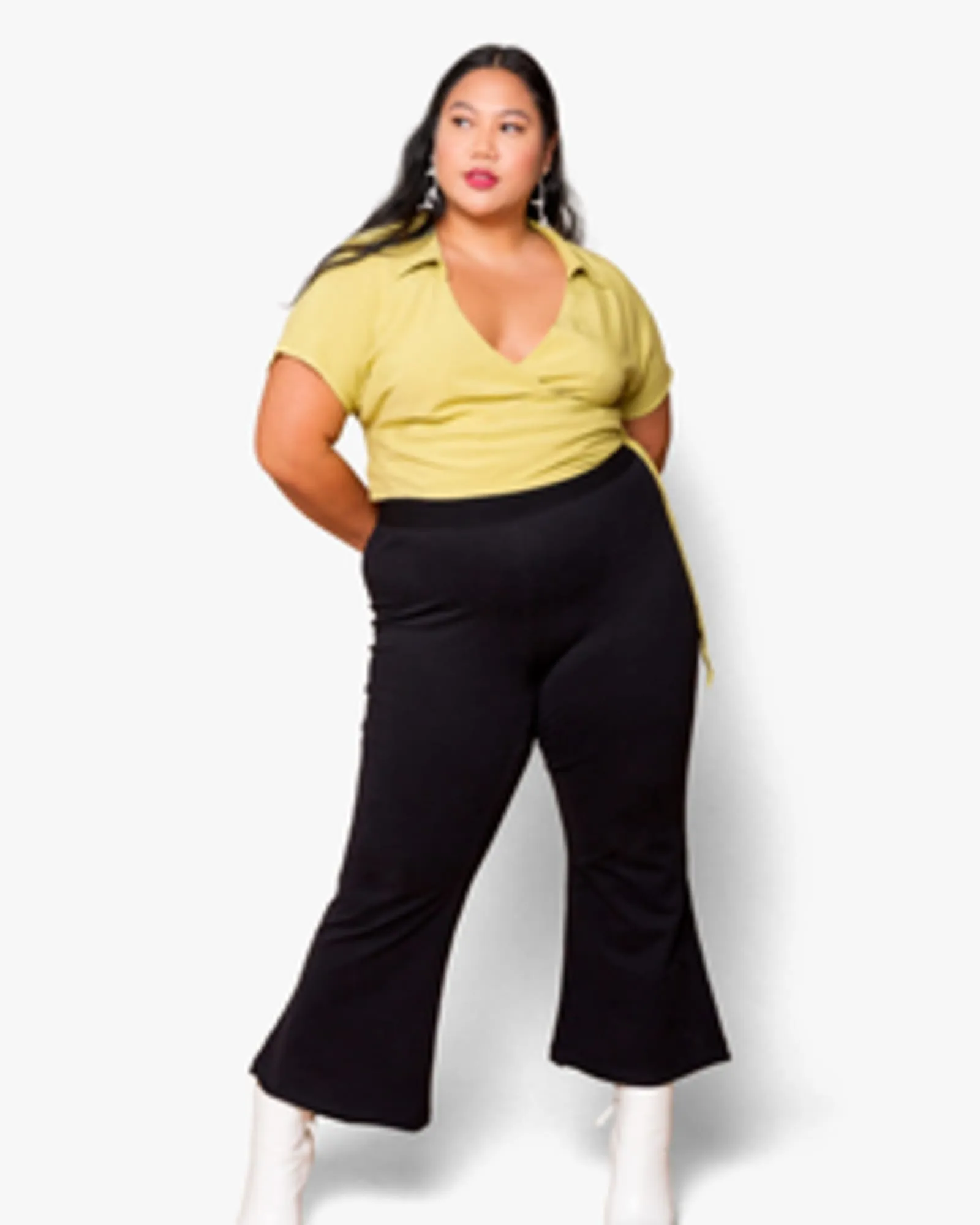 Alyssa Wrap Top | Pear