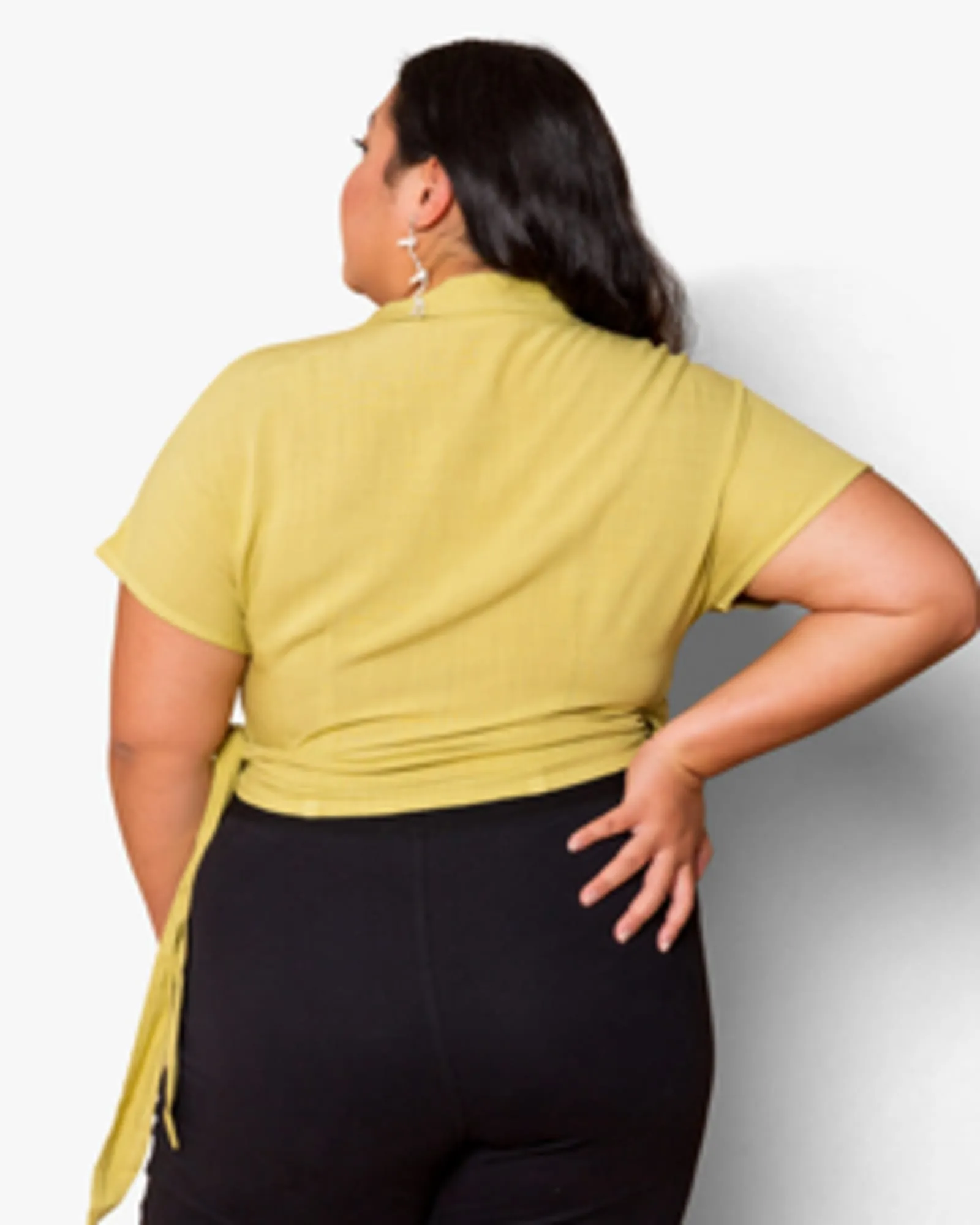 Alyssa Wrap Top | Pear