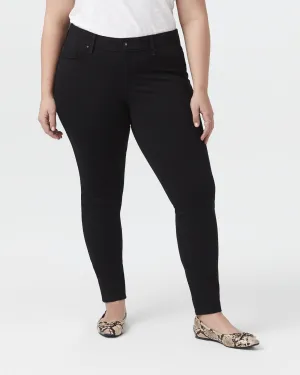 Amanda Skinny Ponte Pant | Black