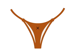 Burnt Orange Minimal Bottoms