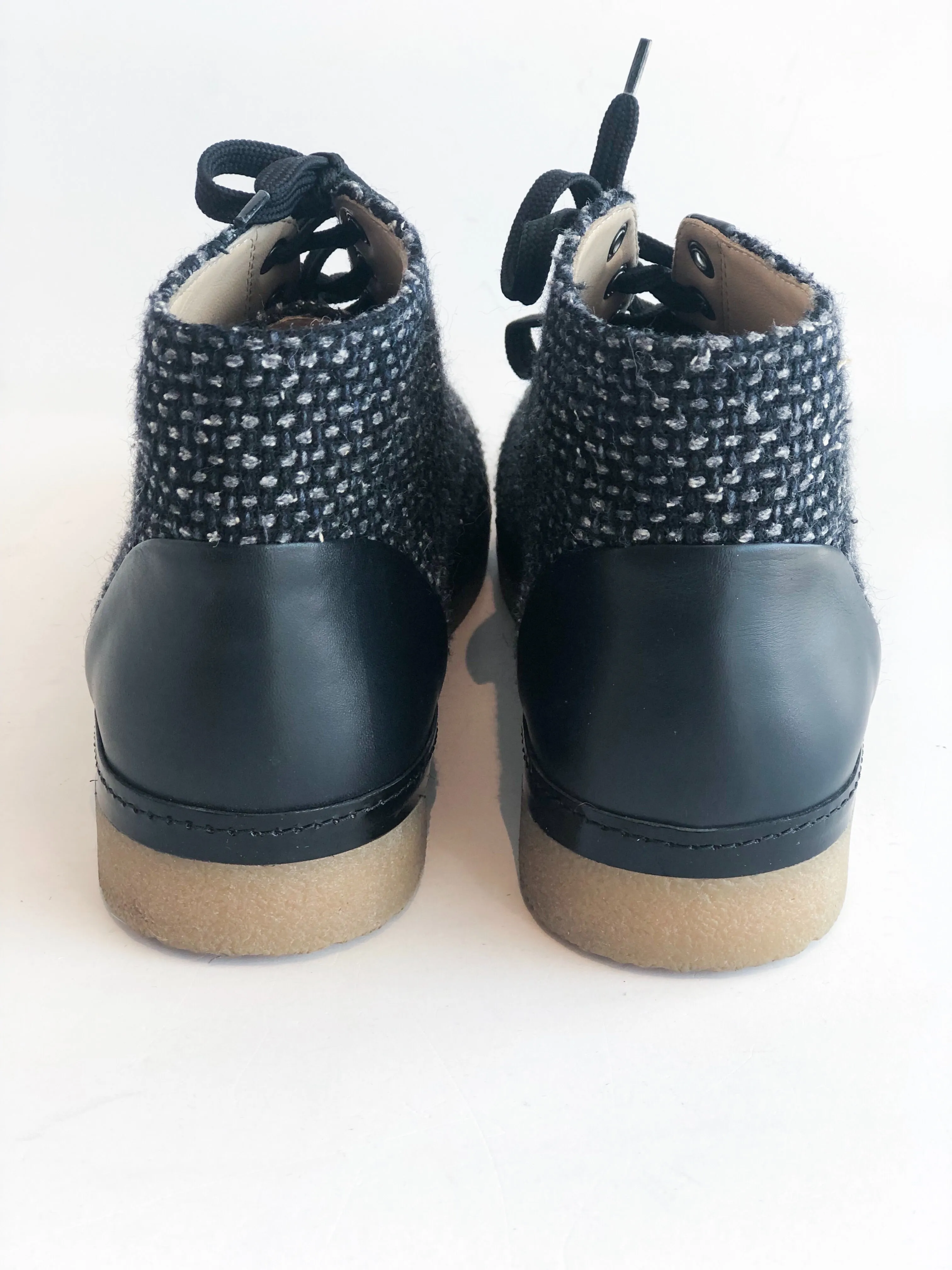 Chanel Tweed High Tops