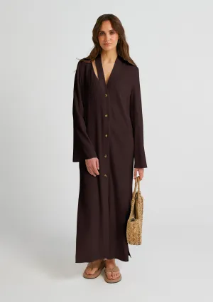 Chic Elegant Kaftan (Brown)