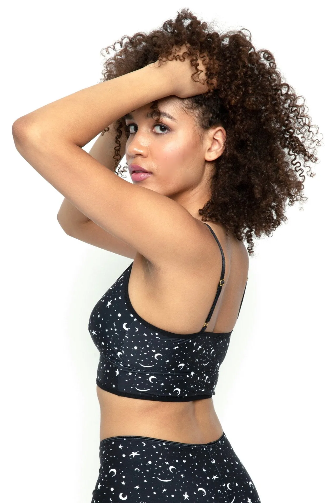 Classic bralet in Moon and Stars