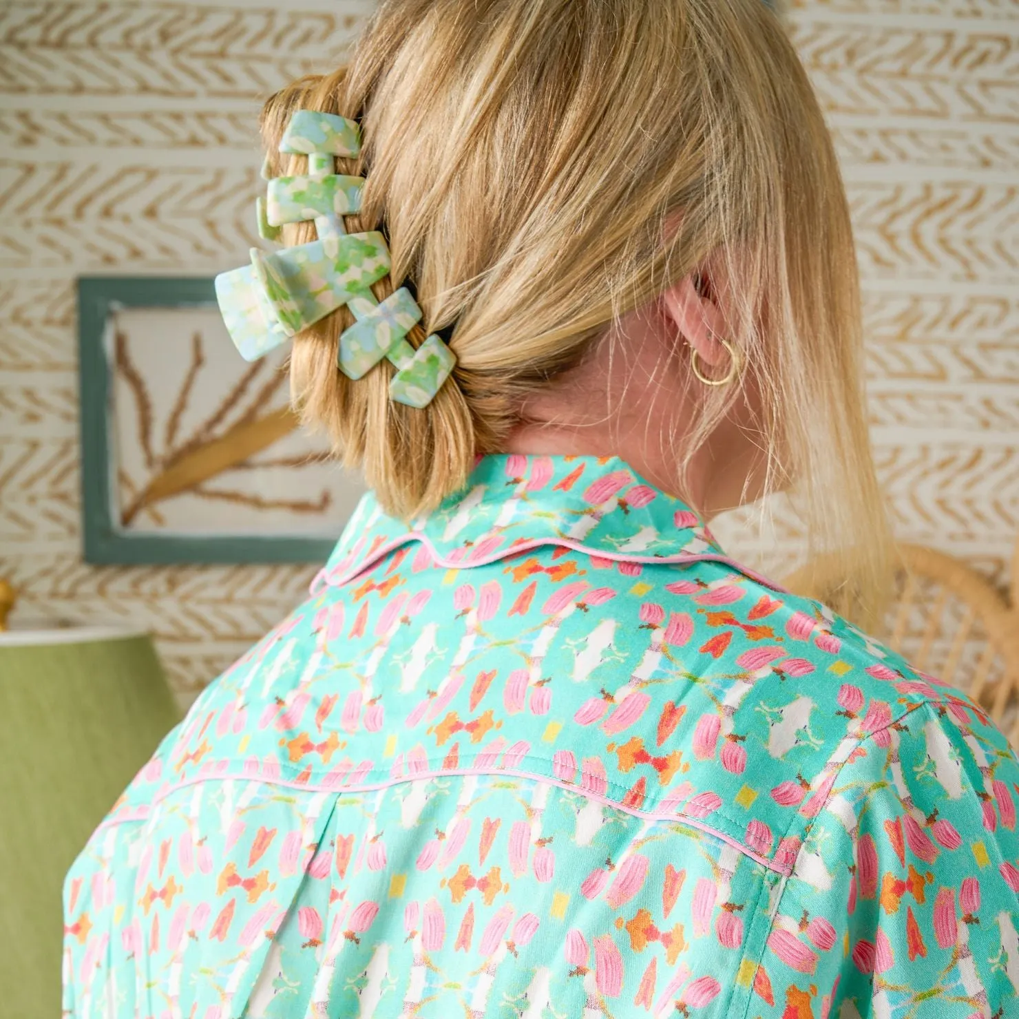 Classic Elephant Falls Hair Clip