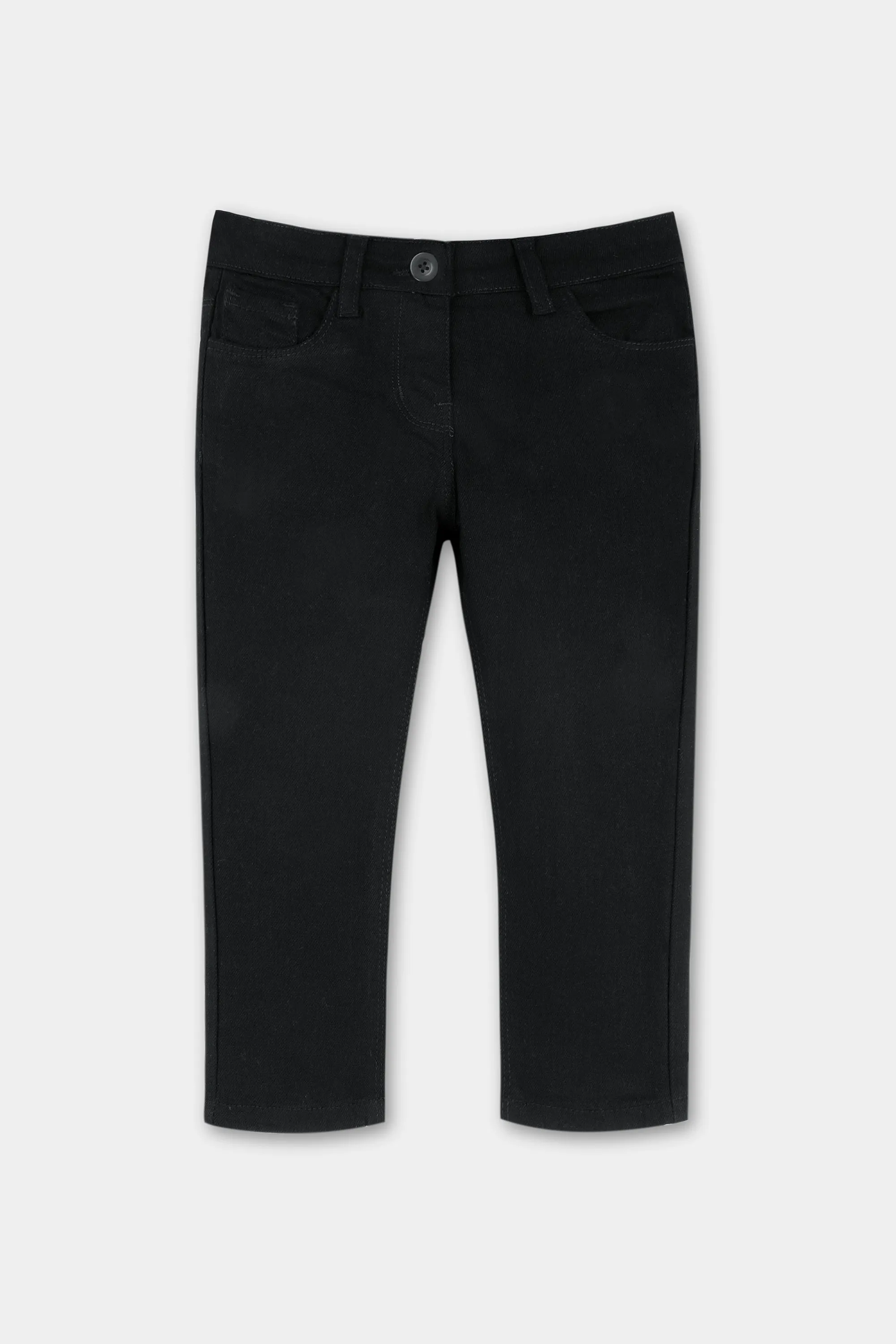 Classic Girls' Black Twill Pants