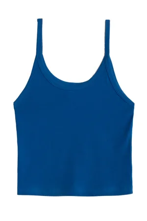 Cobalt Crop Tank