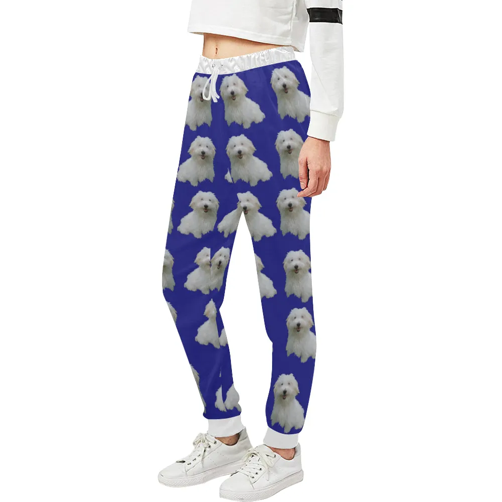 Coton de Tulear Pants - Blue