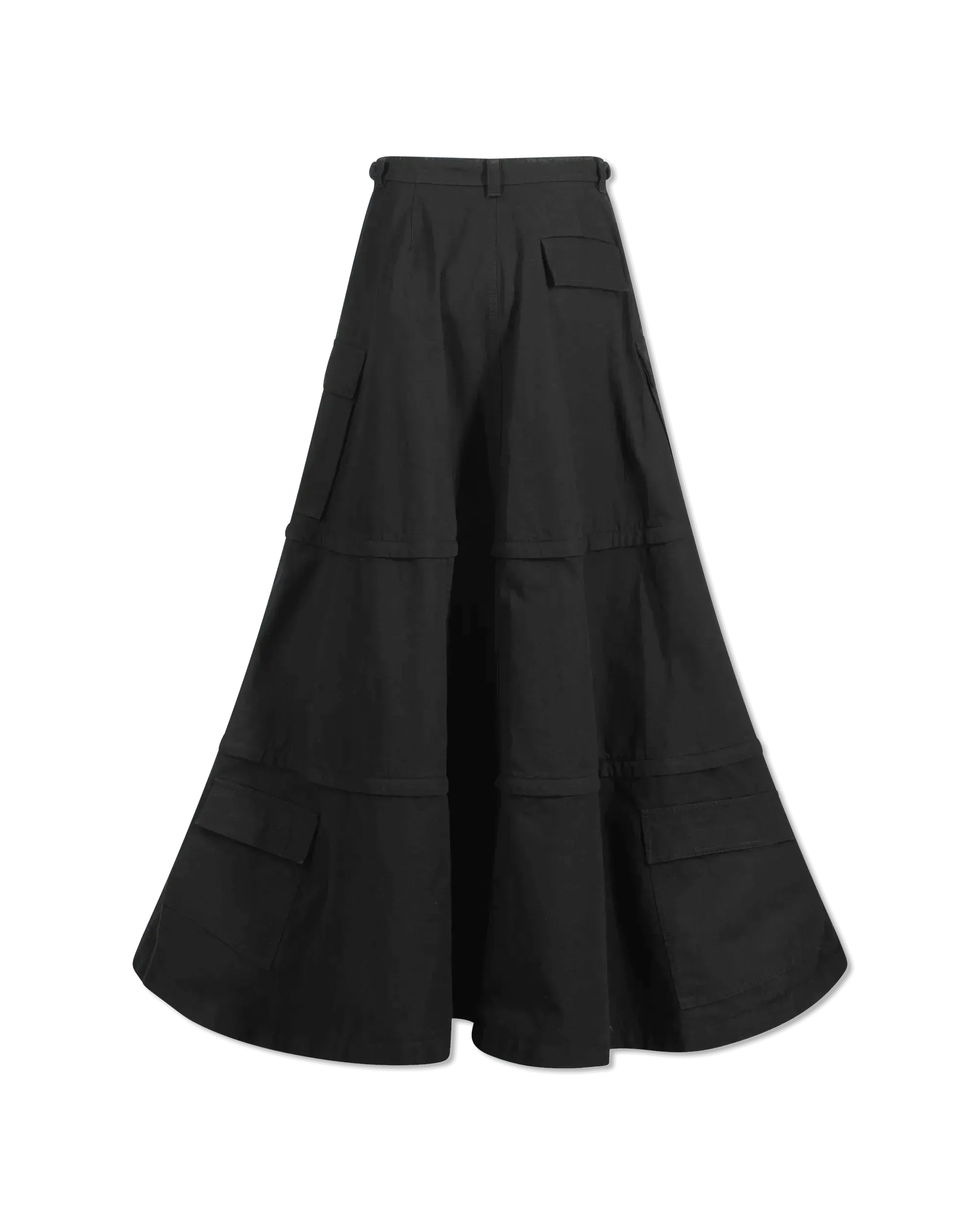 Cotton Ripstop Maxi Cargo Skirt