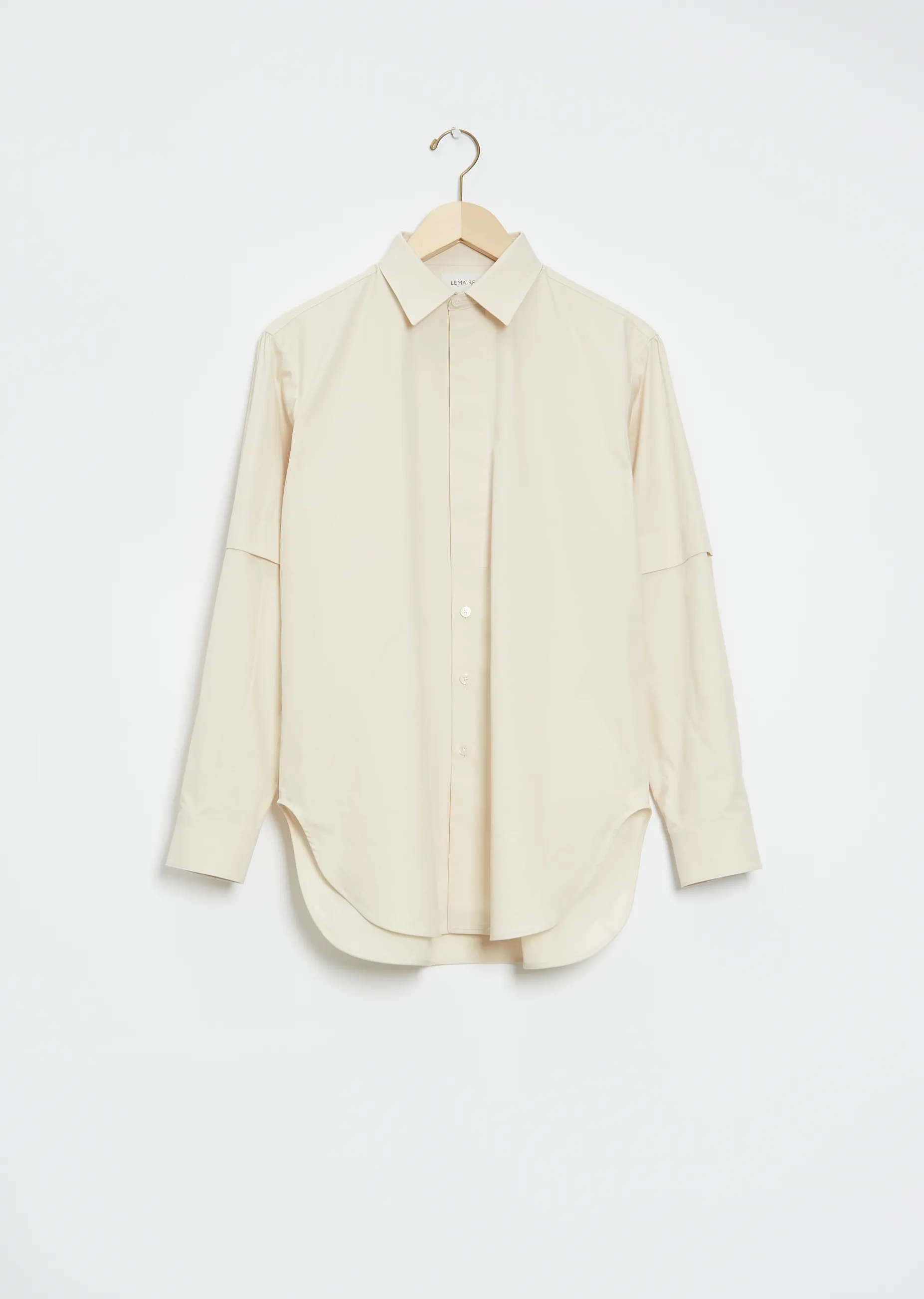 Cotton Shirt With Slit