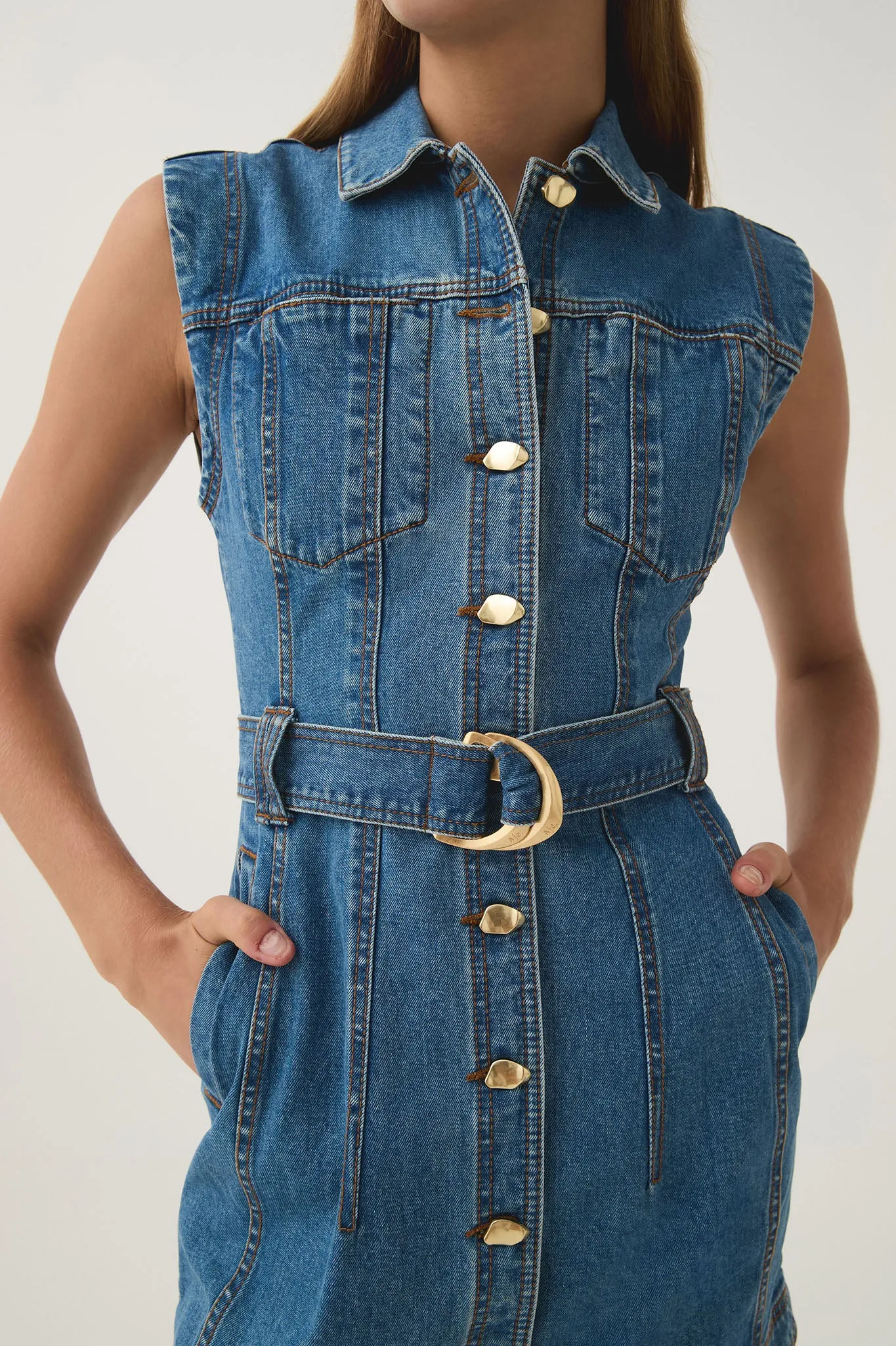Darcie Denim Mini Dress