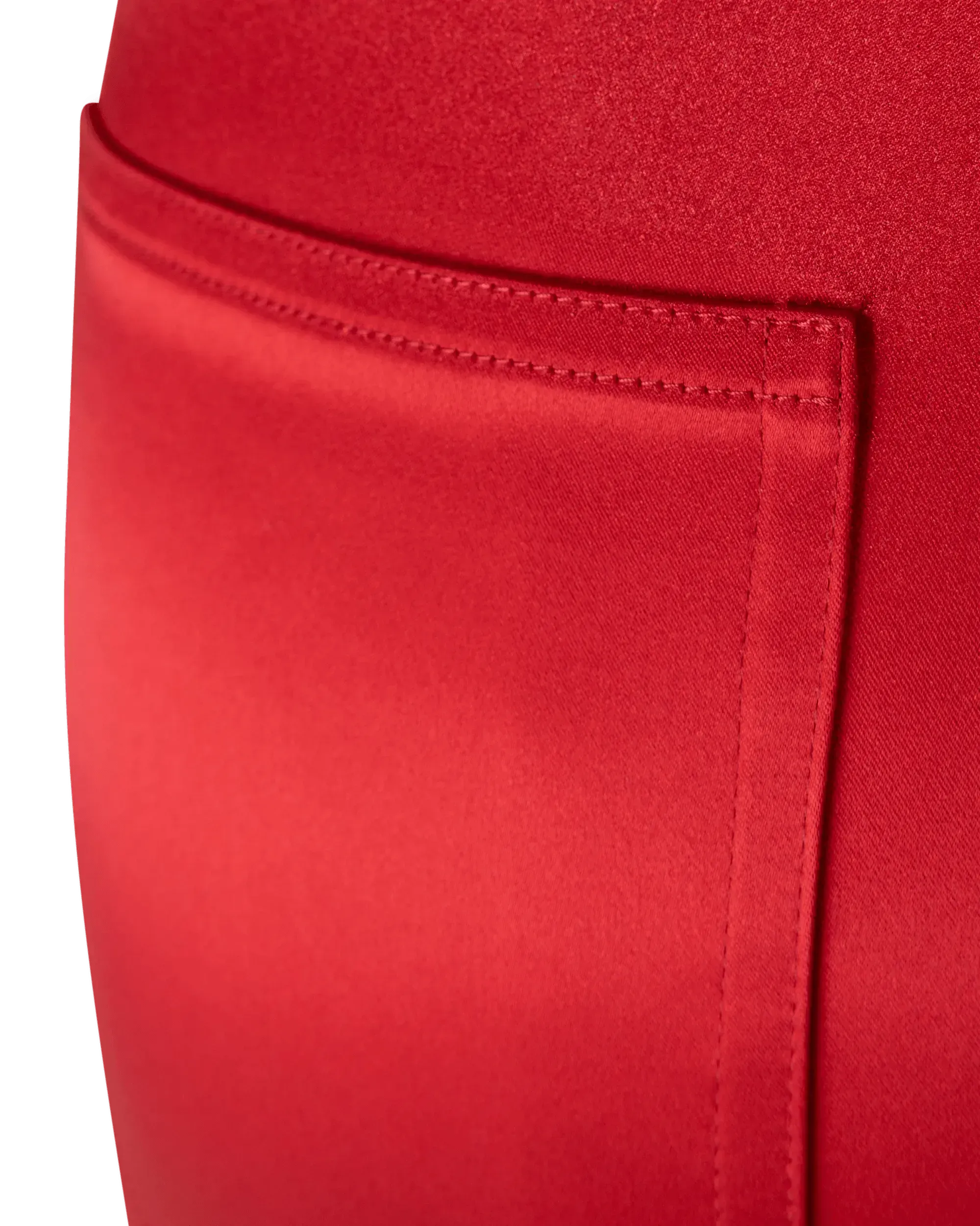 Deville Satin Cigarette Pants