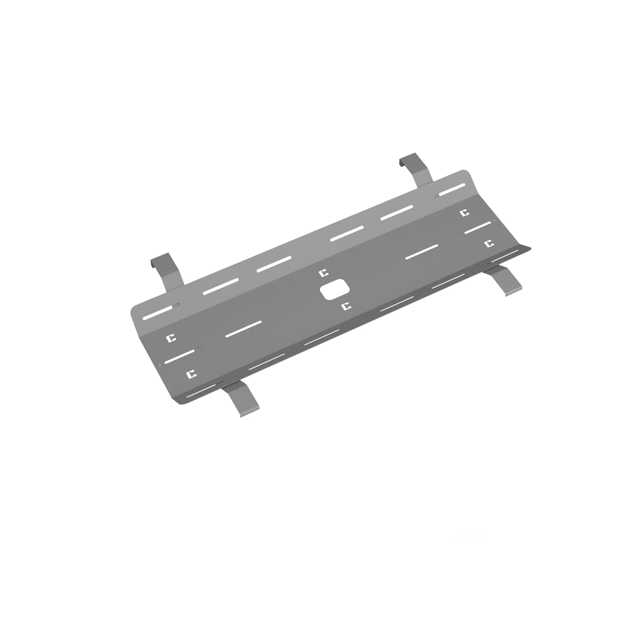 Double drop down cable tray & bracket for Adapt and Fuze desks