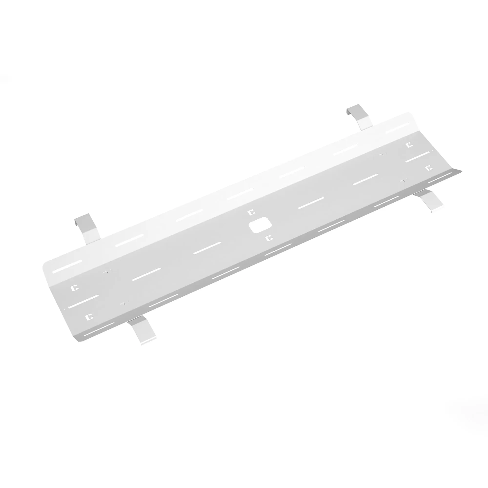 Double drop down cable tray & bracket for Adapt and Fuze desks