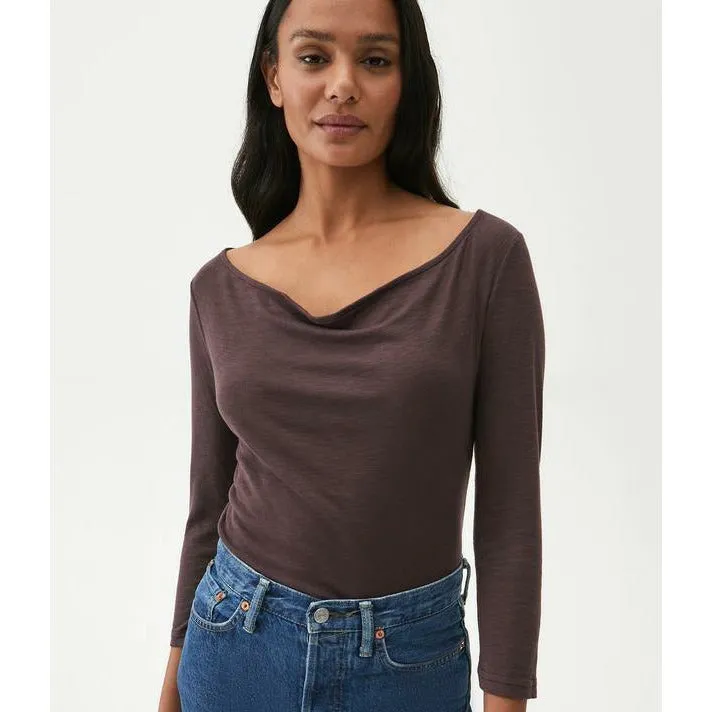 Drape Neck Tee