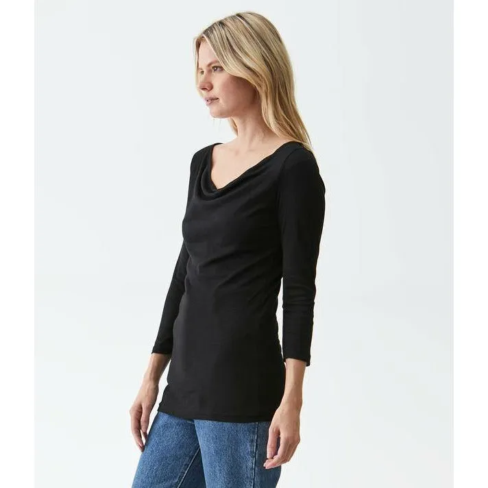 Drape Neck Tee
