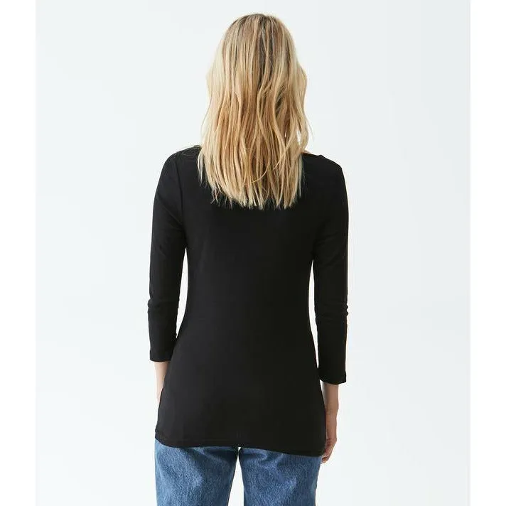 Drape Neck Tee