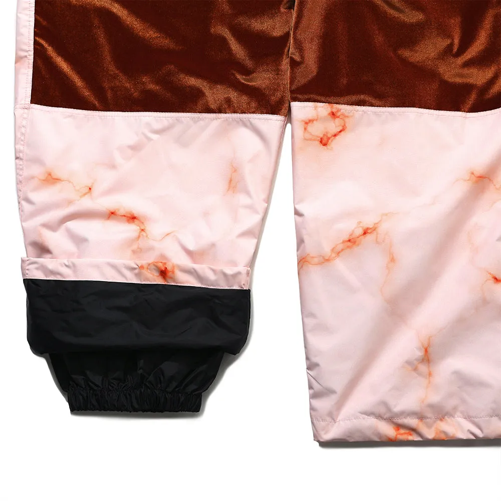 DSXBR 2ND VELVET WIDE BOX PANTS TERRACOTTA