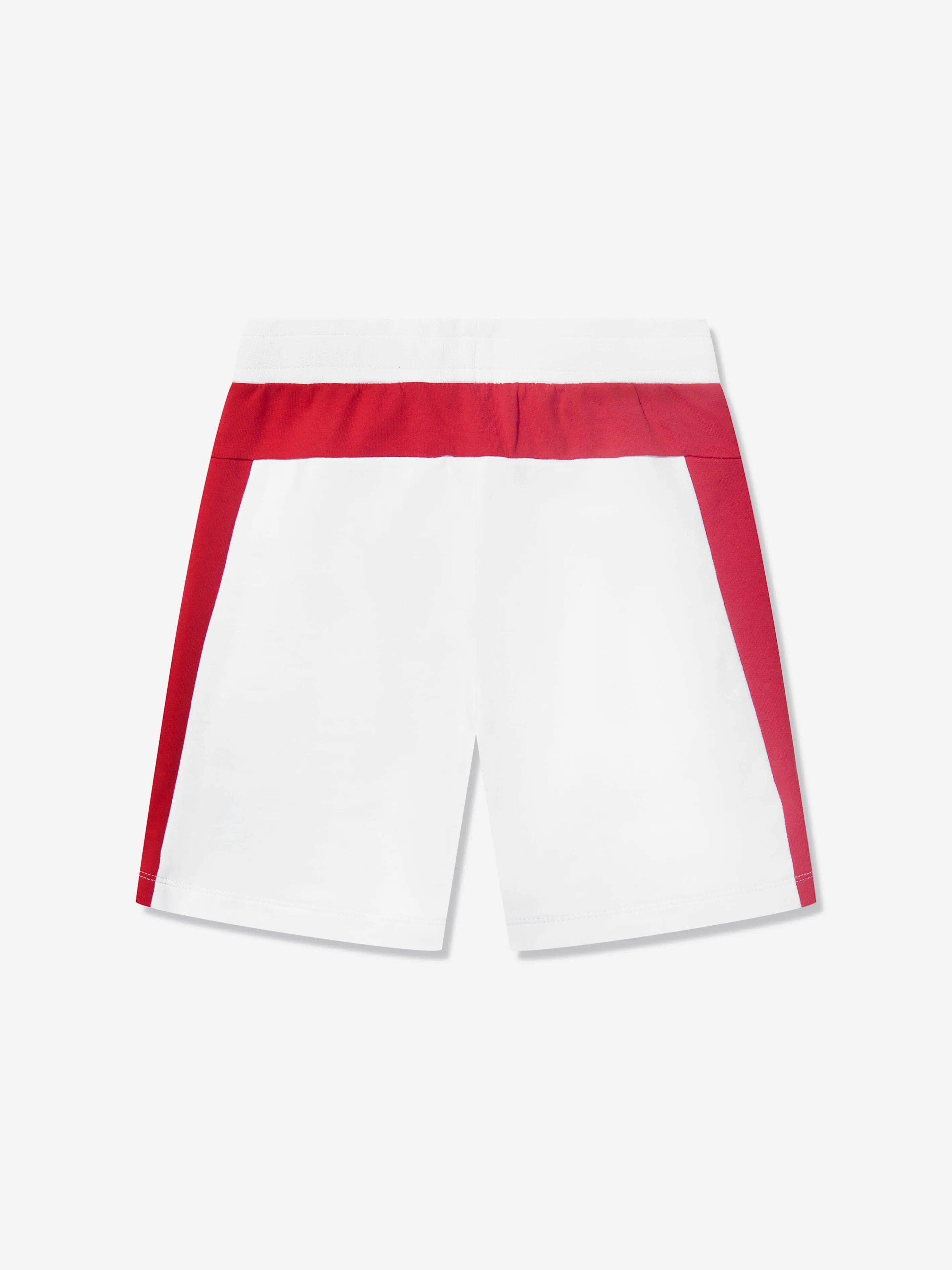EA7 Emporio Armani Boys Colourblock Shorts in White