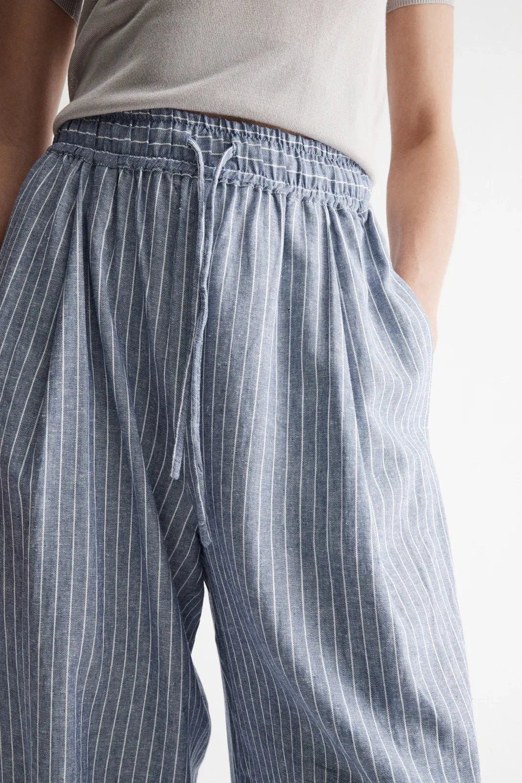 Elka Collective - Venice Pant (Blue Stripe)