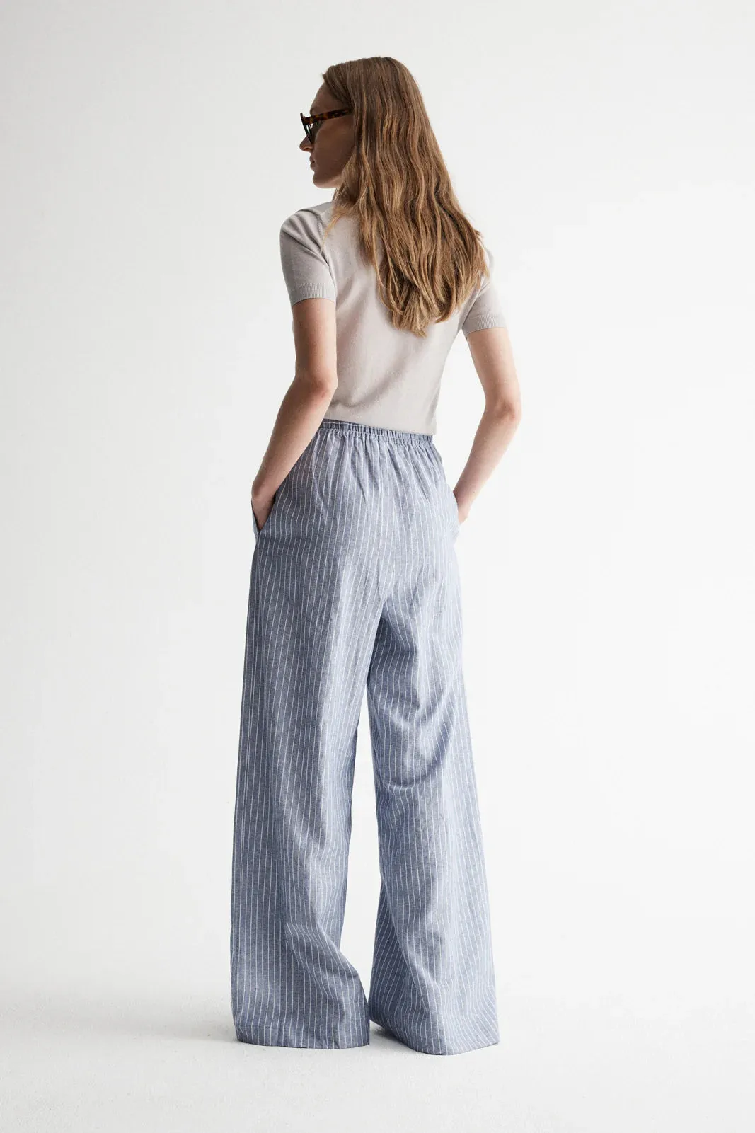 Elka Collective - Venice Pant (Blue Stripe)