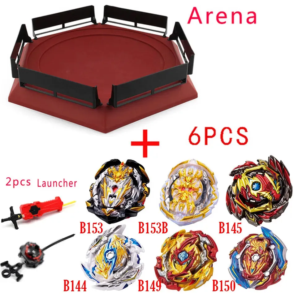 Epic Beyblade Burst Battle Set with Launchers, Tops & Arena