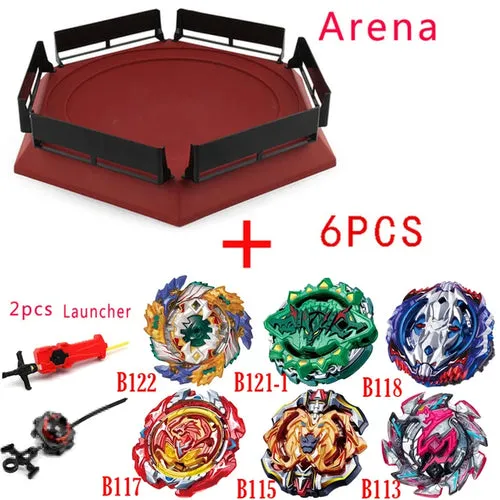 Epic Beyblade Burst Battle Set with Launchers, Tops & Arena