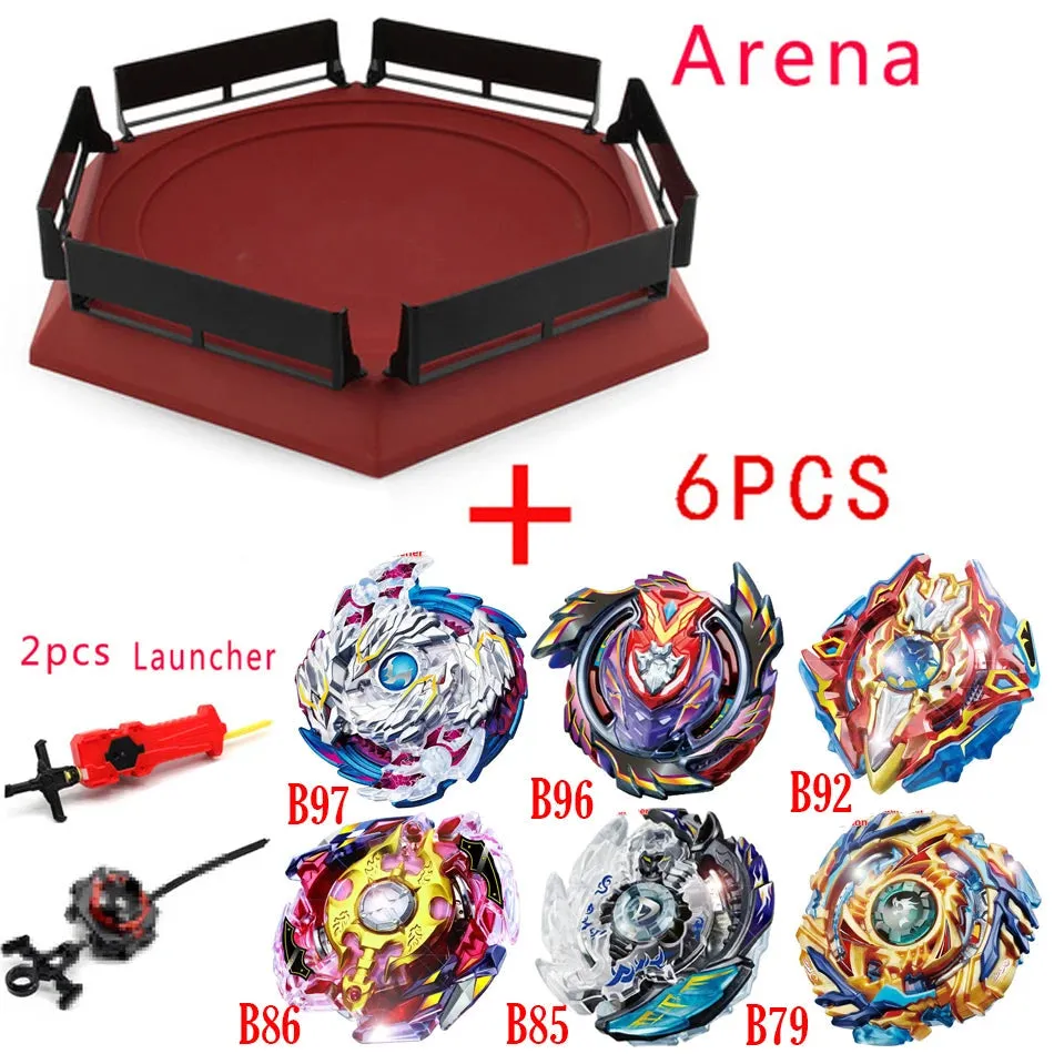 Epic Beyblade Burst Battle Set with Launchers, Tops & Arena