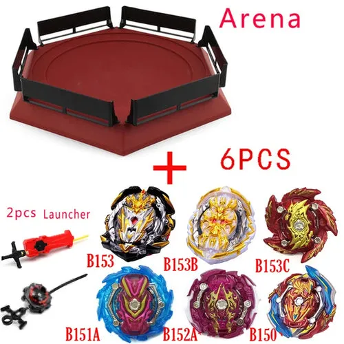 Epic Beyblade Burst Battle Set with Launchers, Tops & Arena