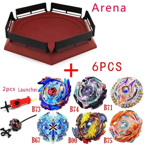 Epic Beyblade Burst Battle Set with Launchers, Tops & Arena