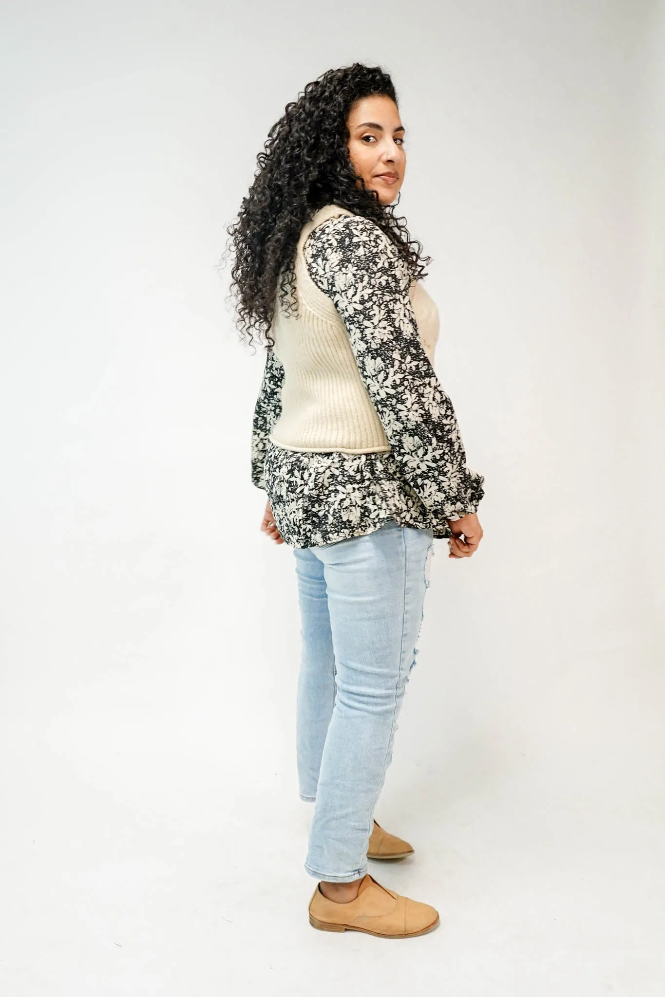 Esther Floral Button Down