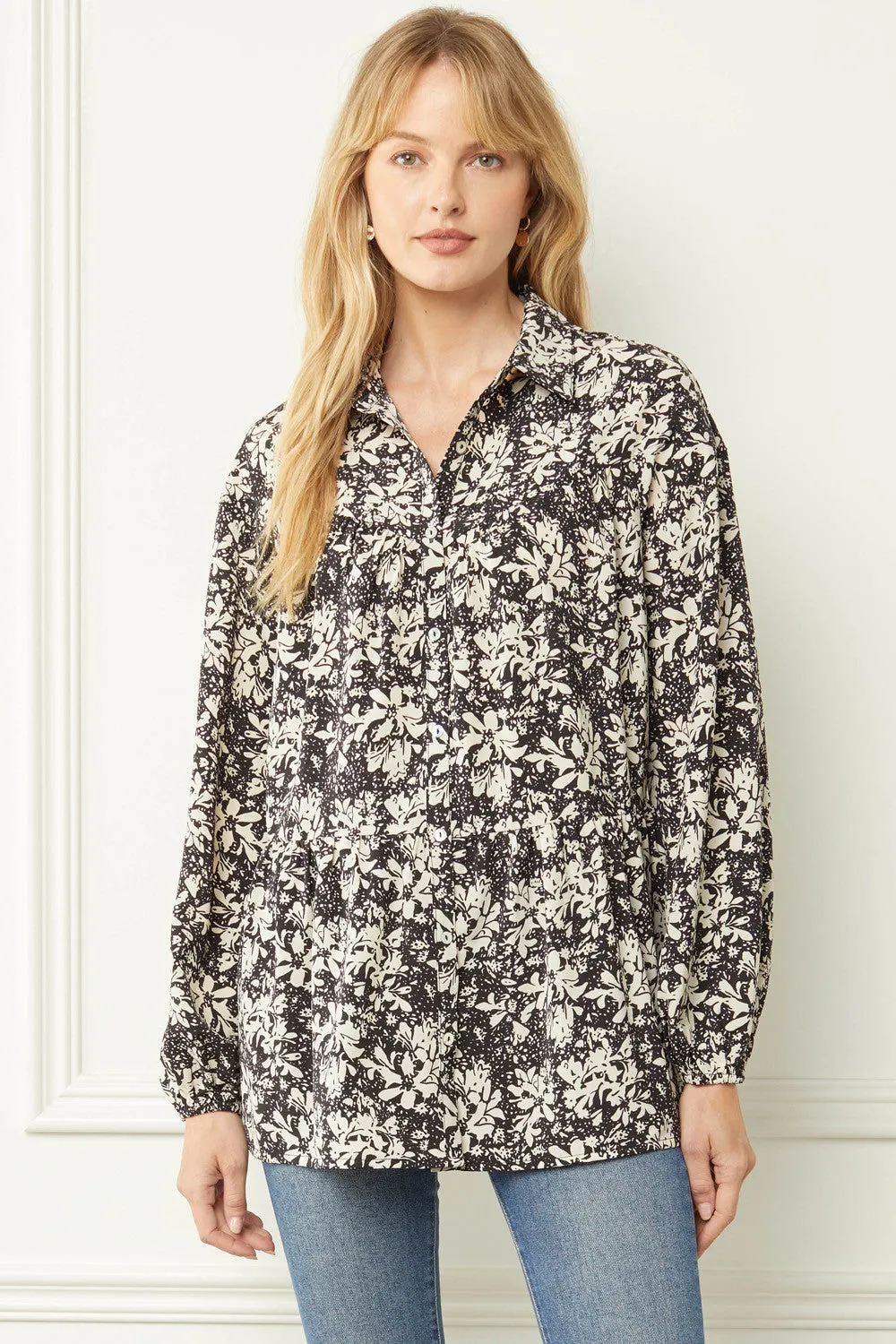 Esther Floral Button Down