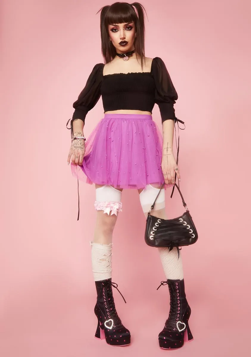 Flirty Playdate Shirred Top