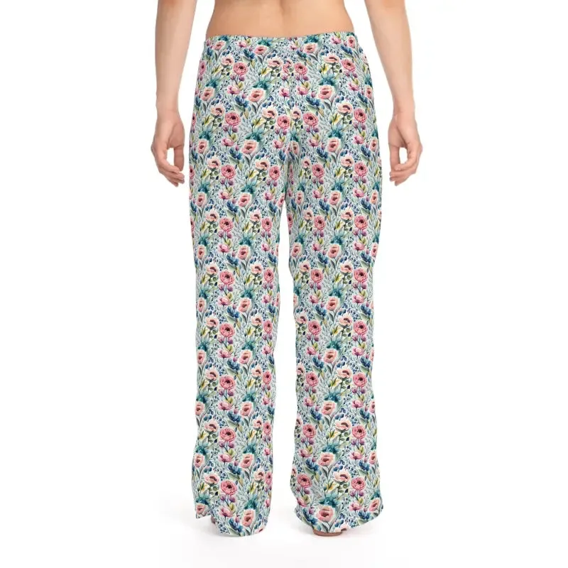 Floral Pattern Womens Pajama Pants Lounge in Style
