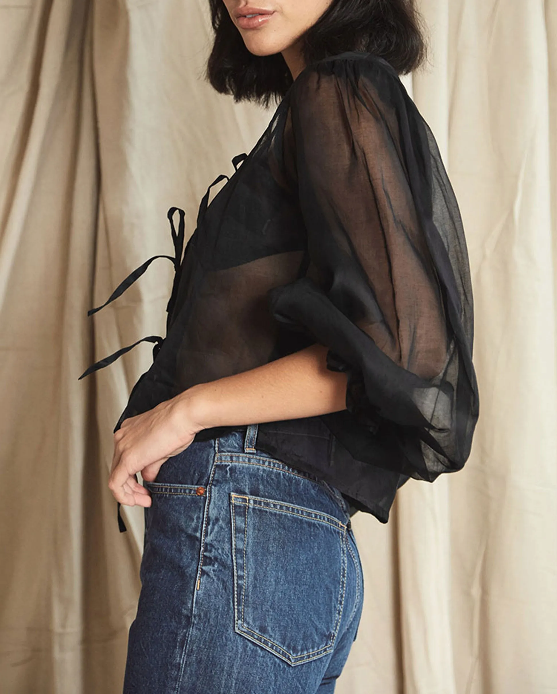 GALA BLOUSE / BLACK