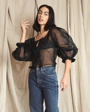 GALA BLOUSE / BLACK
