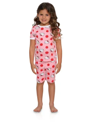 Hello Kitty Mommy and me Toddler Girls' Pajama 2 Piece Set Cotton Sleepwear
