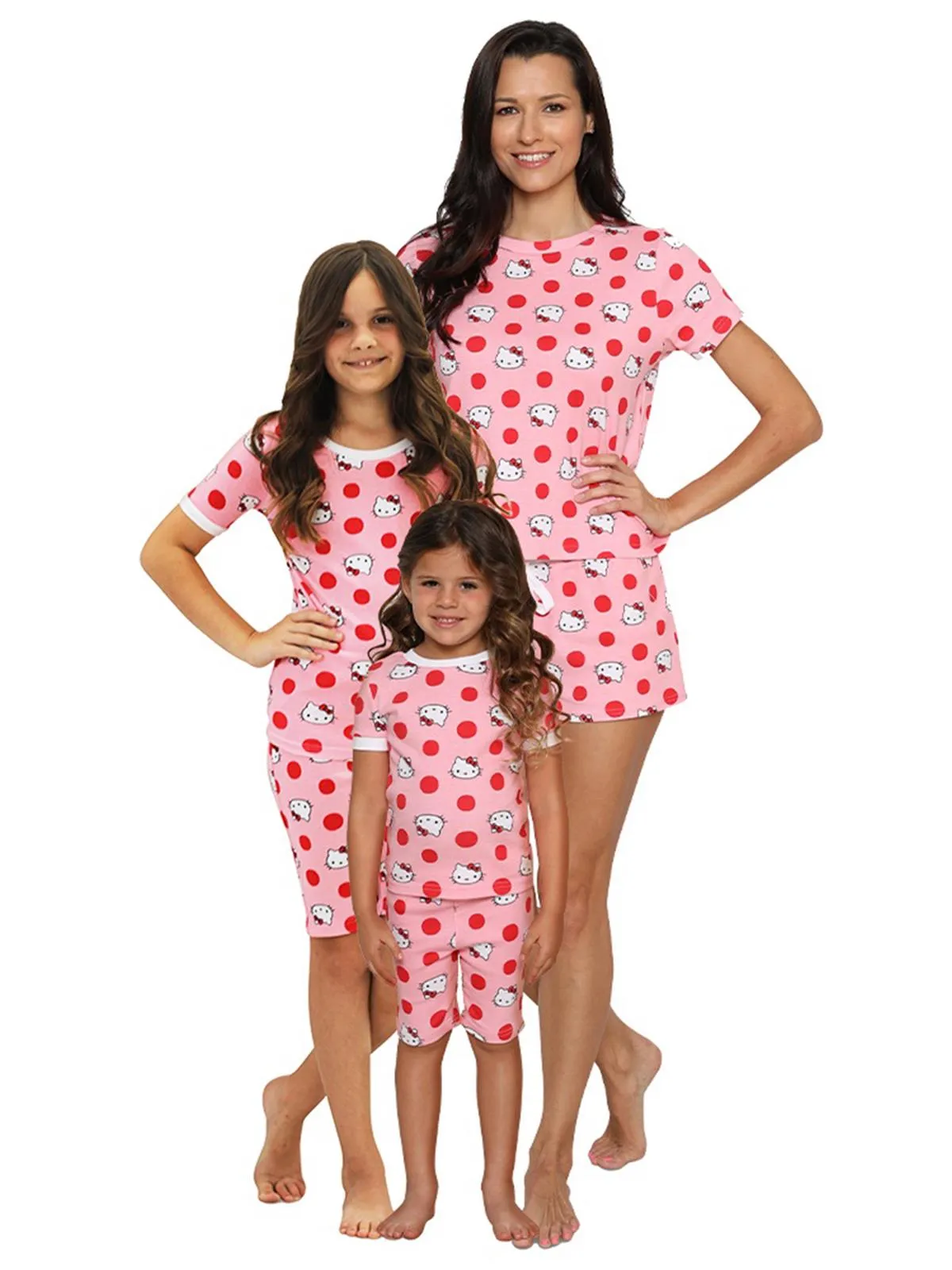 Hello Kitty Mommy and me Toddler Girls' Pajama 2 Piece Set Cotton Sleepwear