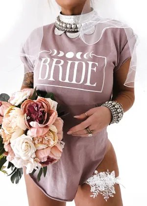 IN MY BRIDE PHASE SIDE SLIT TEE