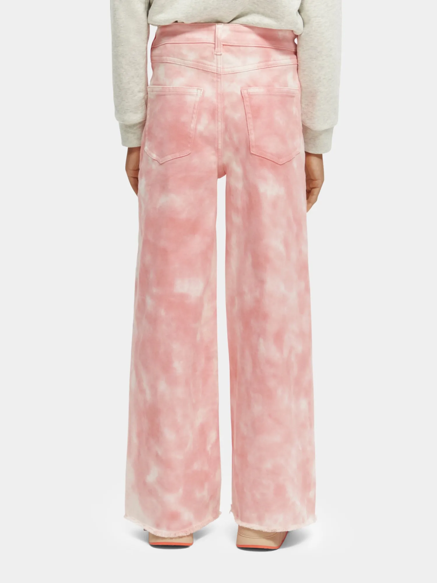 Kids - Tie-dyed high-rise wide-leg pants