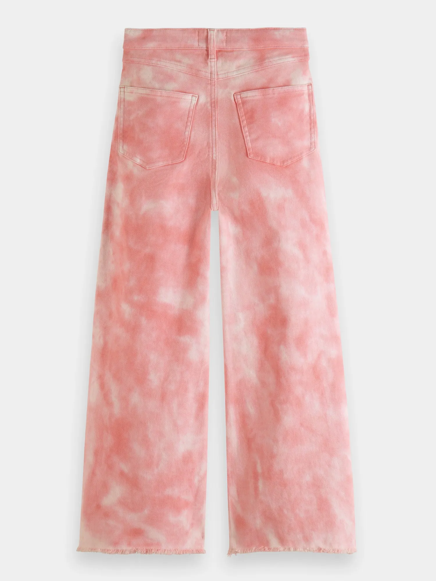 Kids - Tie-dyed high-rise wide-leg pants