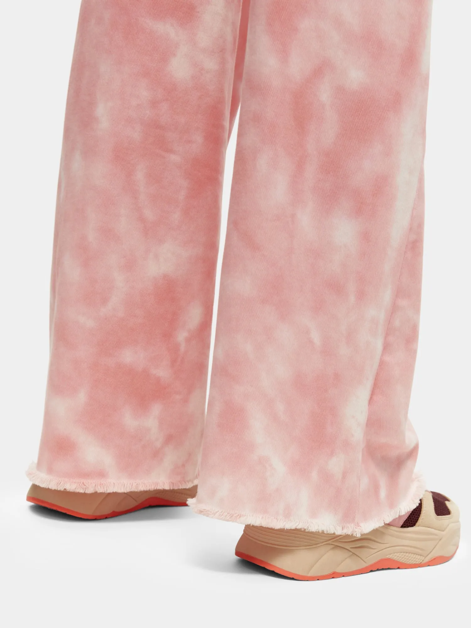 Kids - Tie-dyed high-rise wide-leg pants