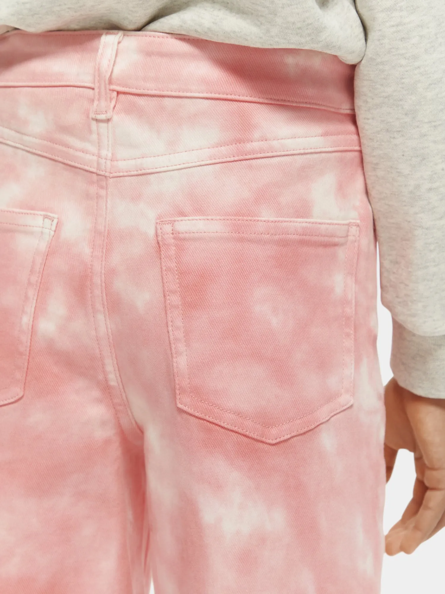 Kids - Tie-dyed high-rise wide-leg pants