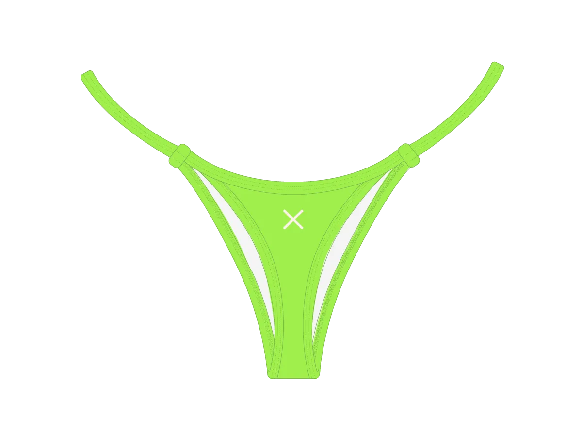 Lime Green Minimal Bottoms
