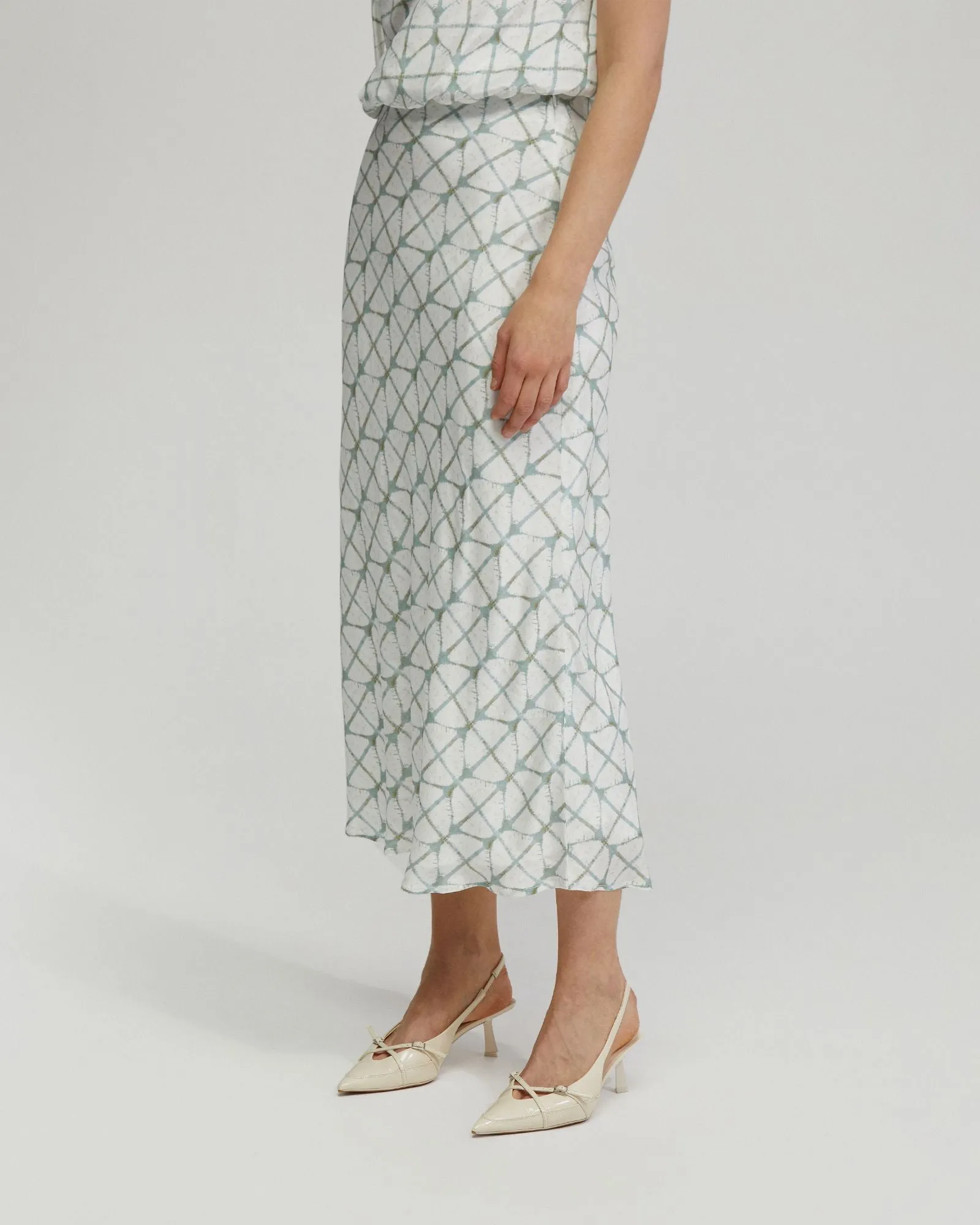 Lucinda Printed Slip Skirt