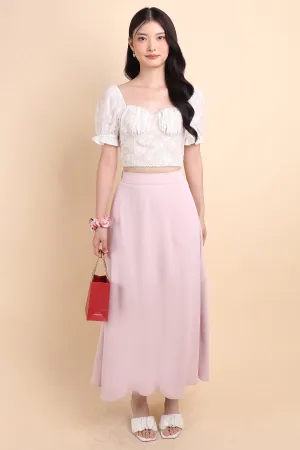 LUNA MAXI SKIRT IN PINK