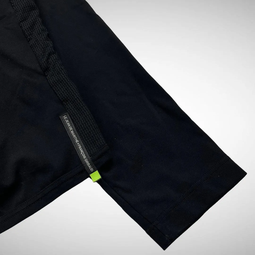 M F Girbaud ‘Le Jean’ Elastic Rope Mesh/Nylon LS Top (2000s)