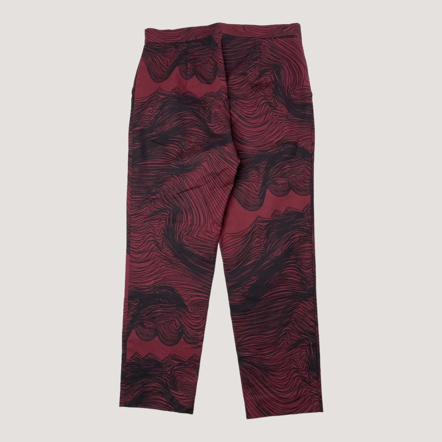 Marimekko pipsa simpukka pants, wine | woman 36