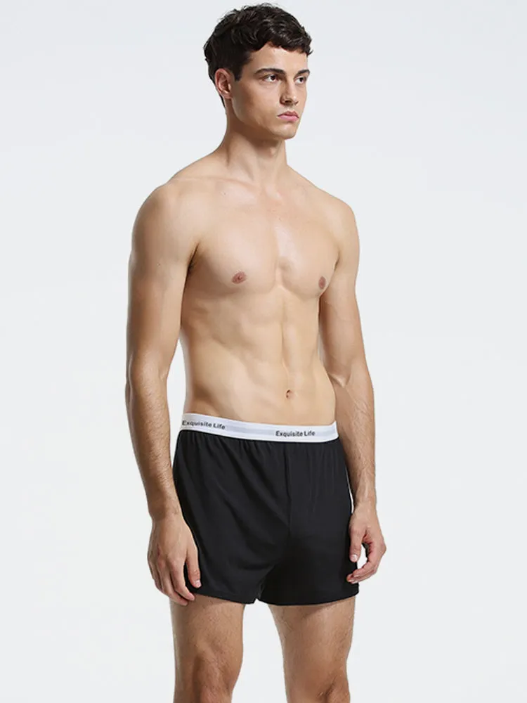 Men's Comfy Modal Home Boxer Shorts